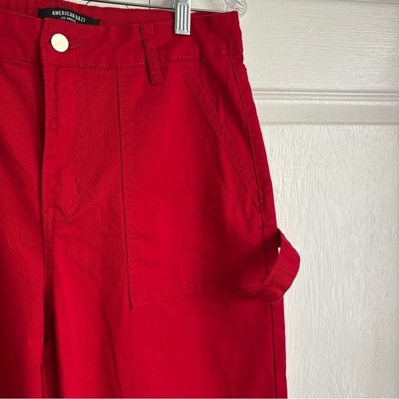 Red American Bazi Cargo Pants - Size Large - Picture 2 of 5